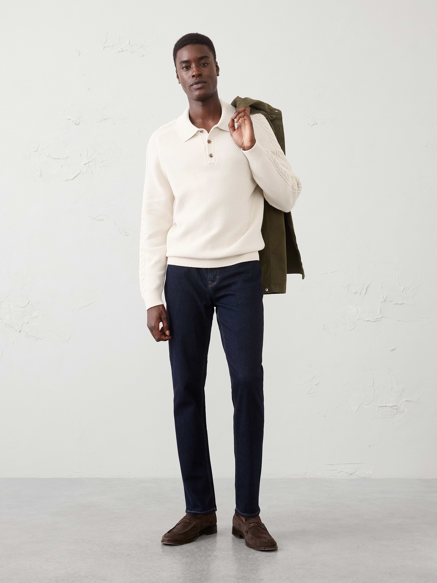 Image number 1 showing, Cable Sweater Polo
