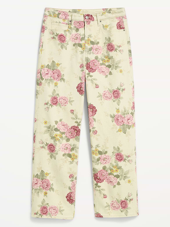 Extra High-Waisted Wide-Leg Jeans