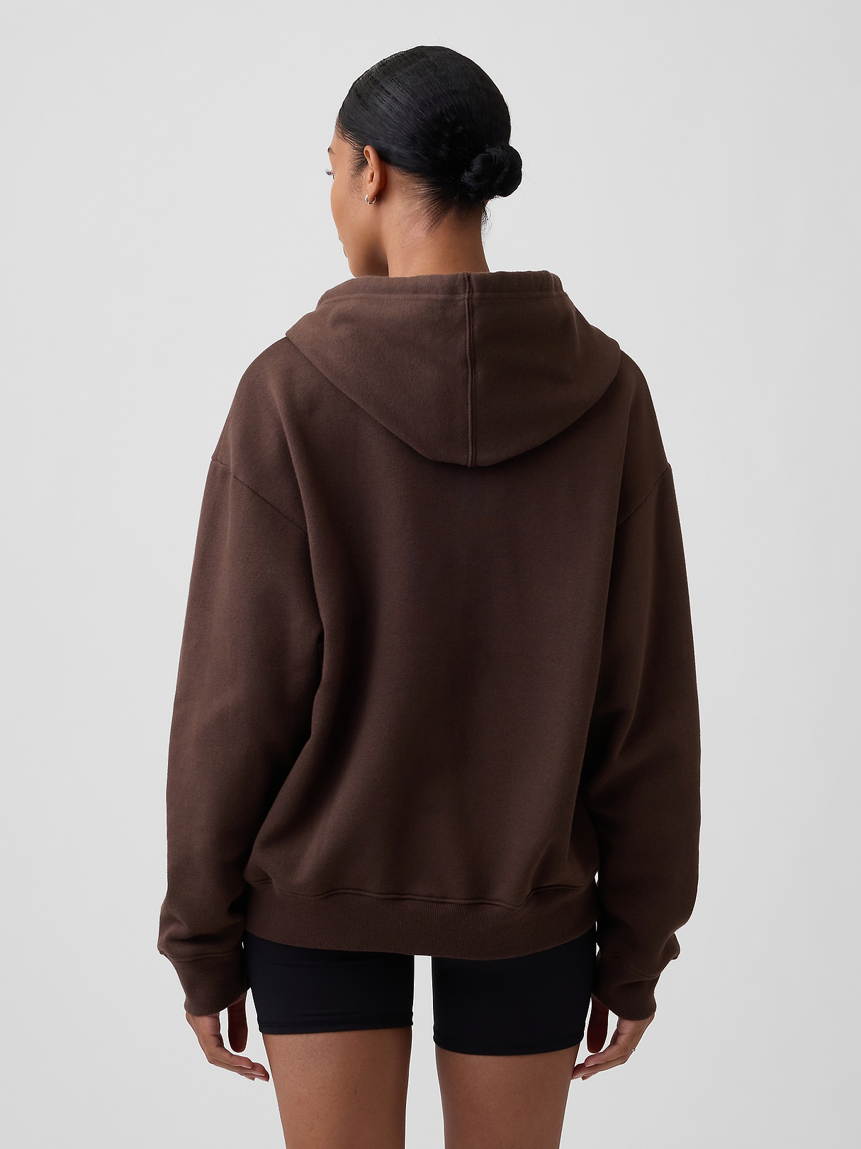 Relaxed Gap Logo Zip Hoodie | Gap Factory