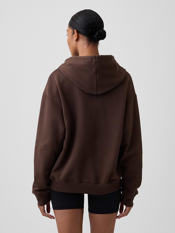 Relaxed Gap Logo Zip Hoodie
