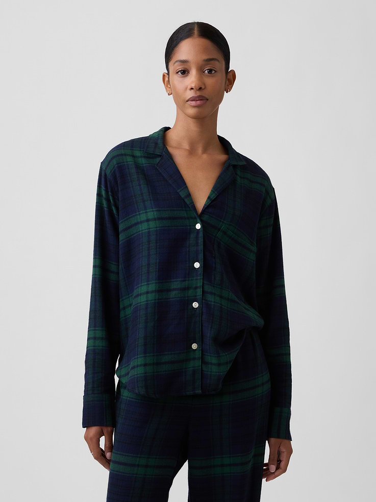 Image number 1 showing, Flannel PJ Shirt