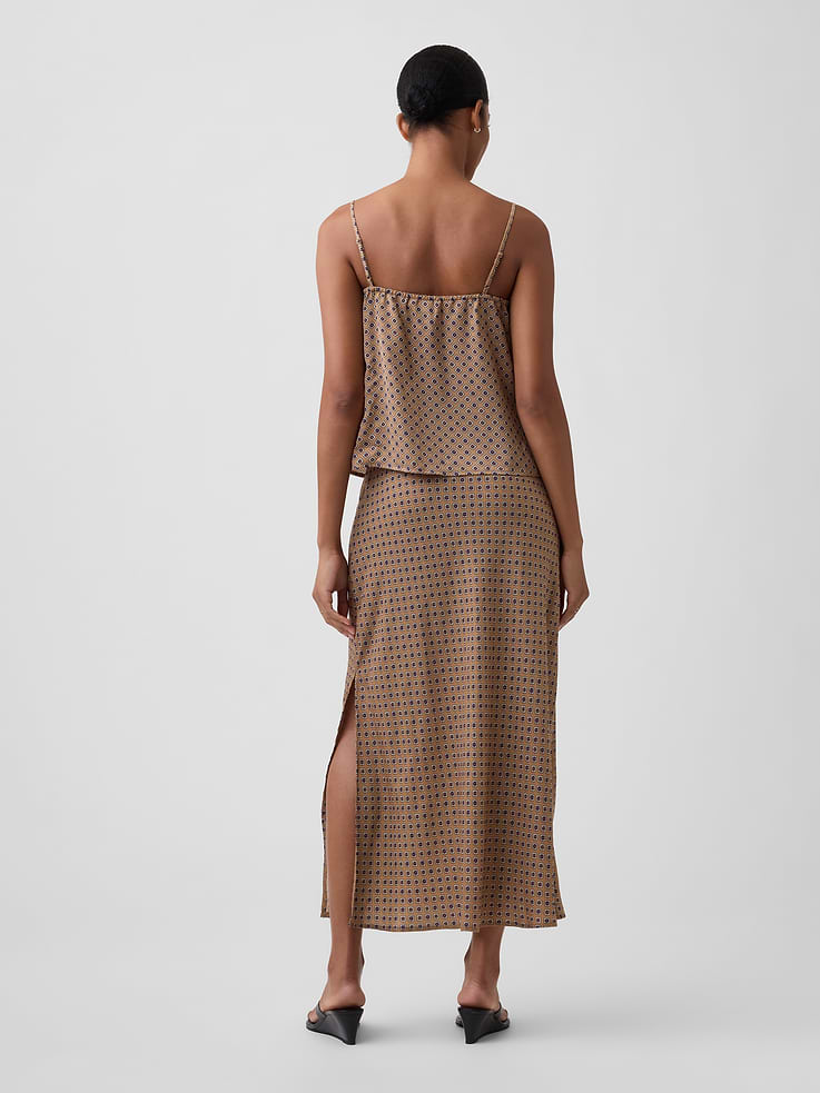 Image number 2 showing, Satin Pull-On Maxi Skirt
