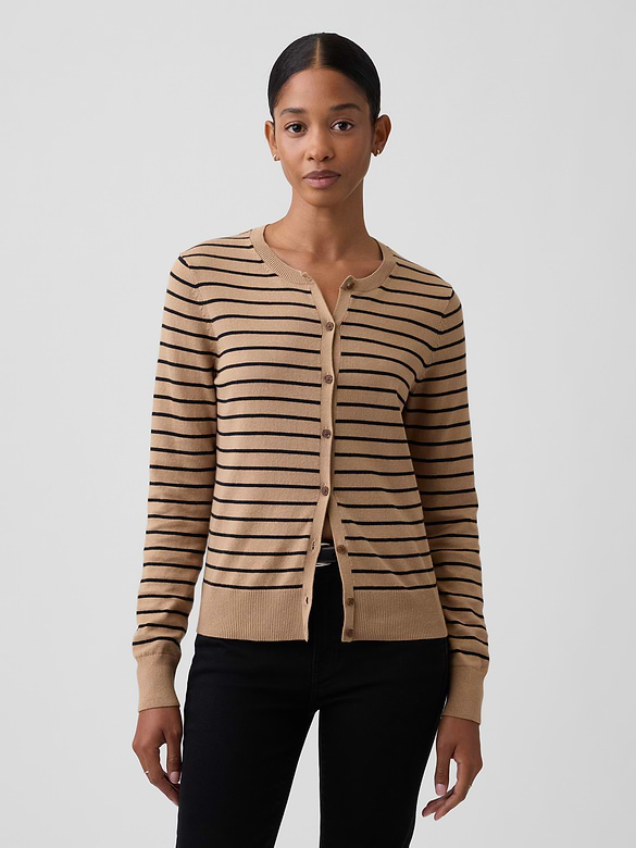 Crewneck Cardigan