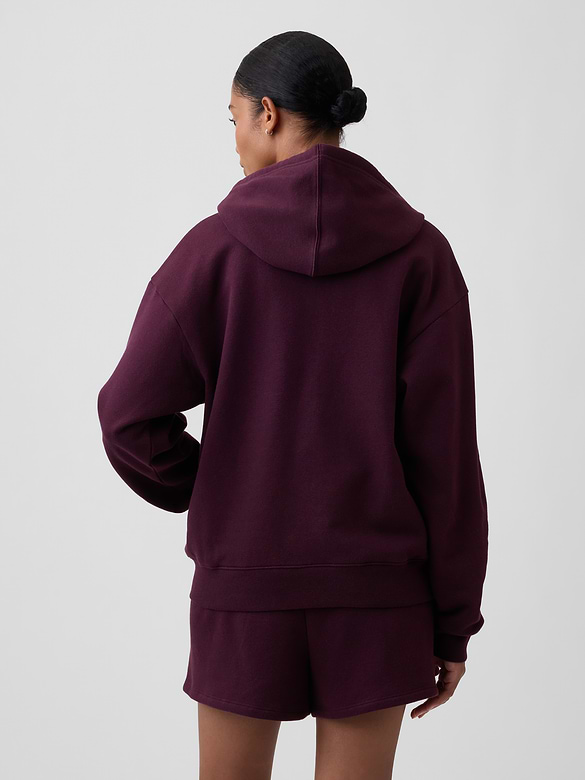 Relaxed Gap Logo Zip Hoodie