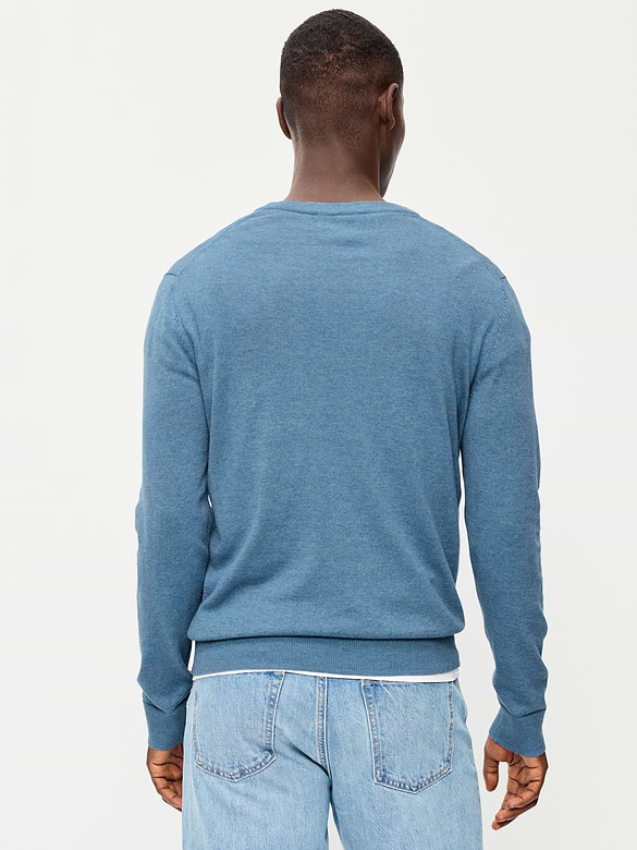 Washed Crew-Neck Sweater