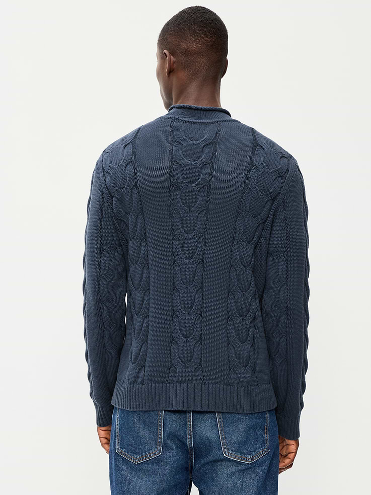 Image number 2 showing, Loose Cable-Knit Sweater