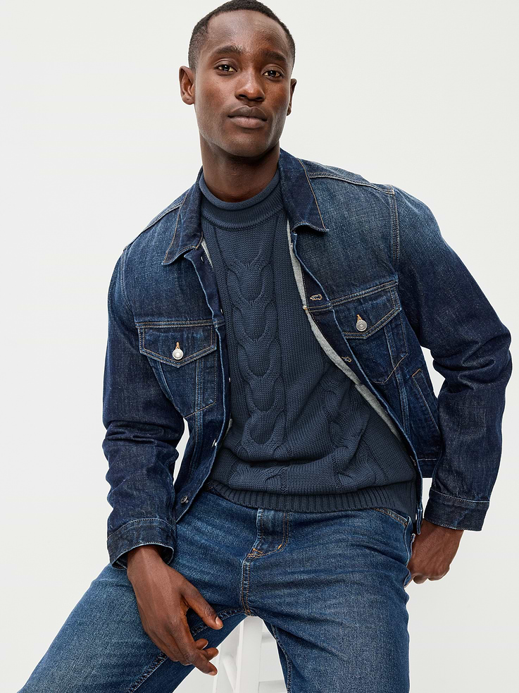 Image number 3 showing, Loose Cable-Knit Sweater