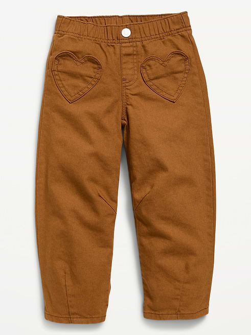 Super Super Baggy Heart-Pocket Barrel-Leg Jeans for Toddler Girls on clearance at Old Navy — 25% off