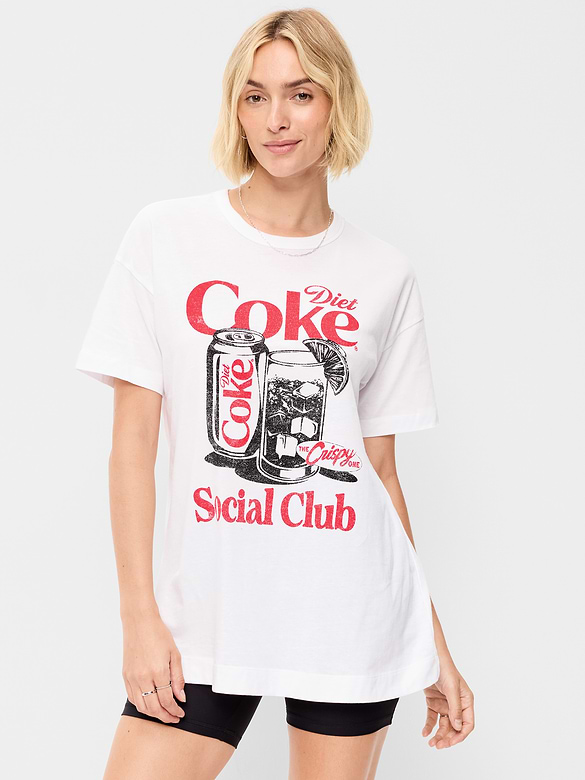 Coca Cola® Oversized Tunic T-Shirt