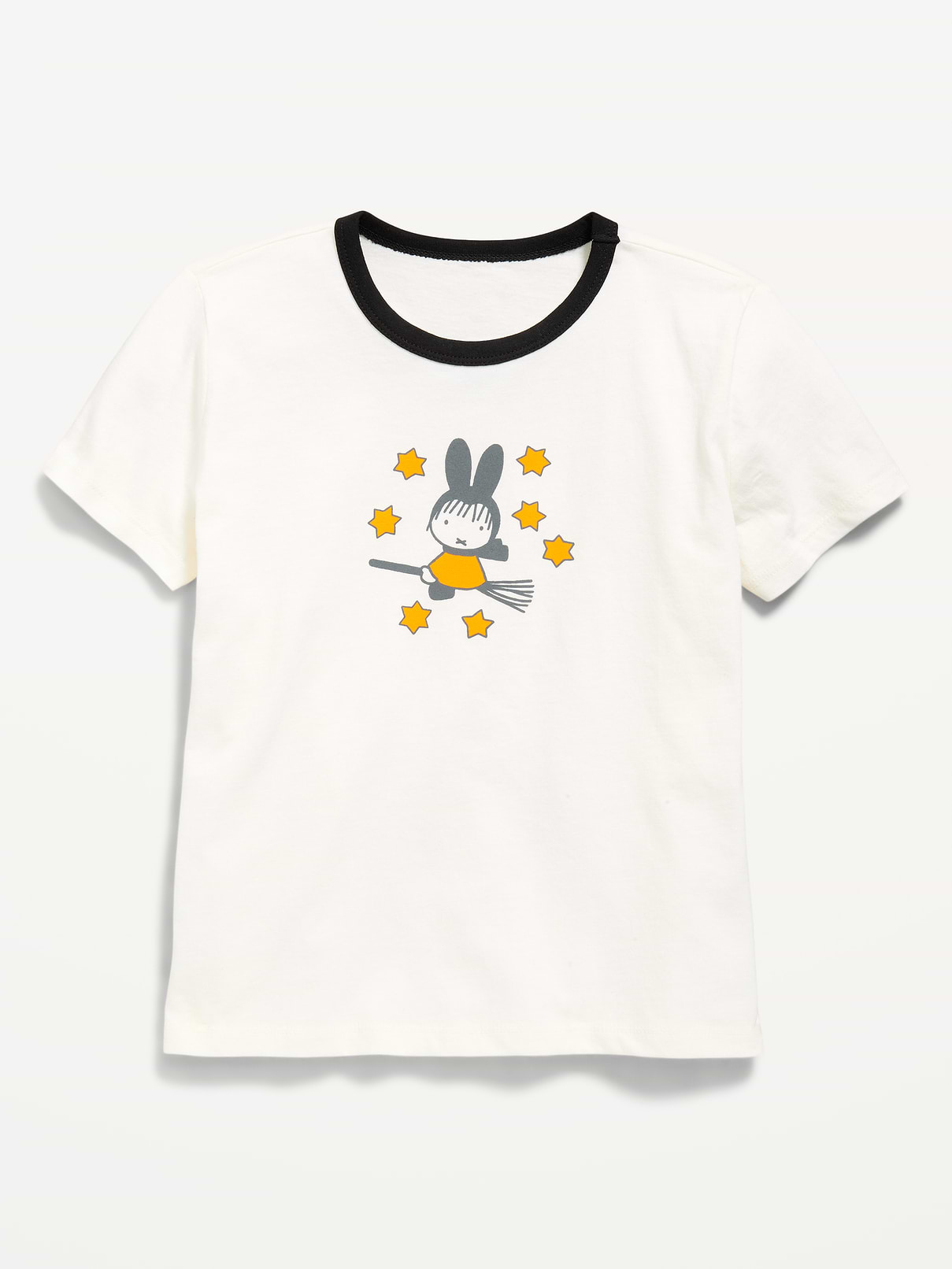 Image number 1 showing, Miffy™ Graphic Ringer T-Shirt for Girls