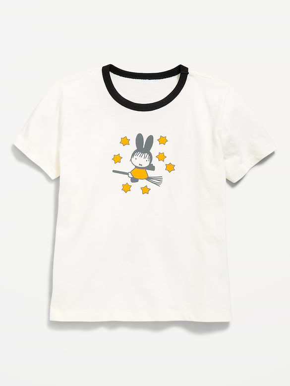 Miffy™ Graphic Ringer T-Shirt for Girls