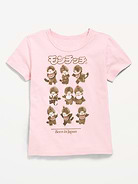 Image number 1 showing, Monchhichi® Graphic T-Shirt for Girls