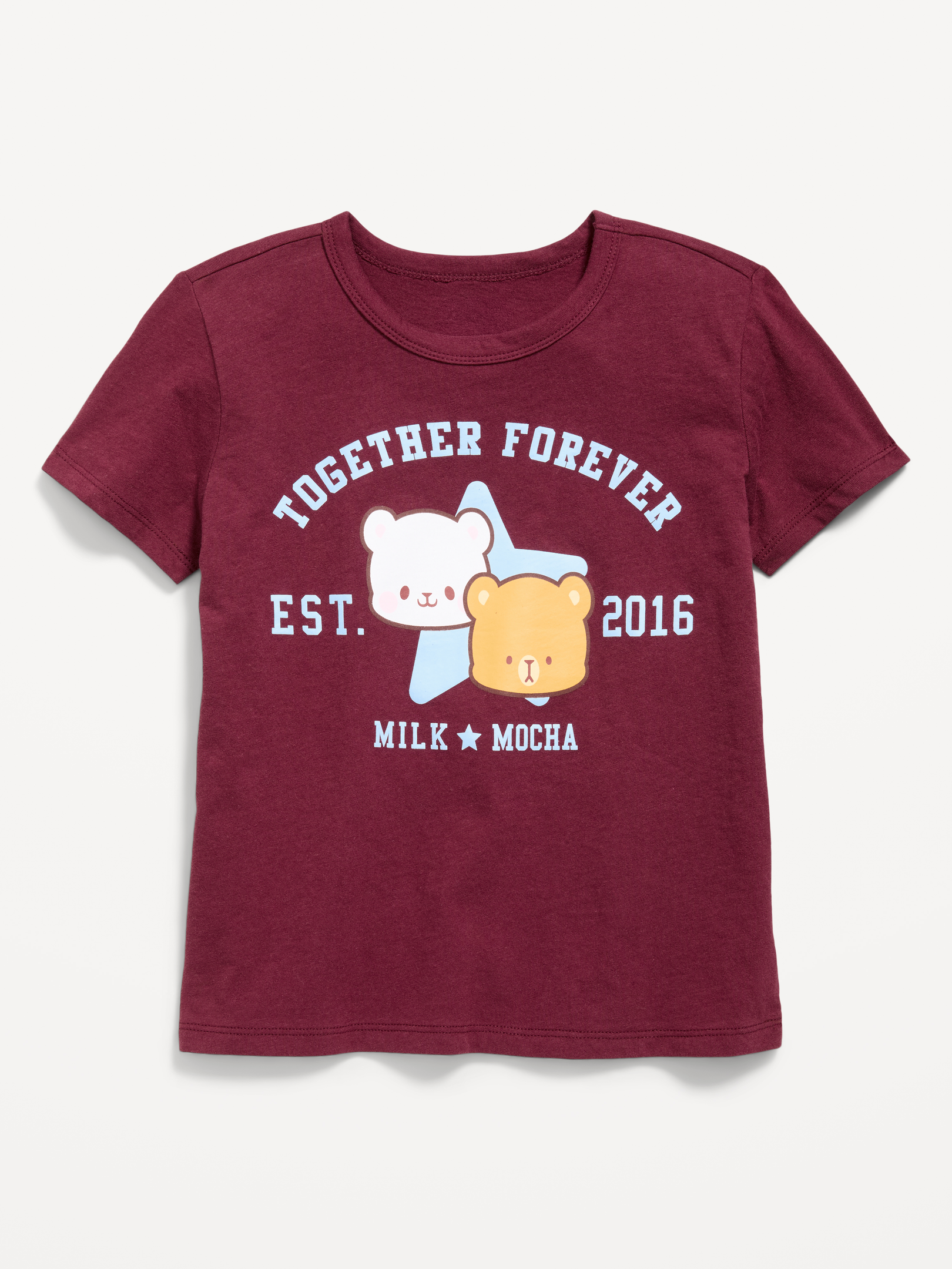 L'image numéro 1 présente T-shirt à imprimé Milk and Mocha™ pour fille