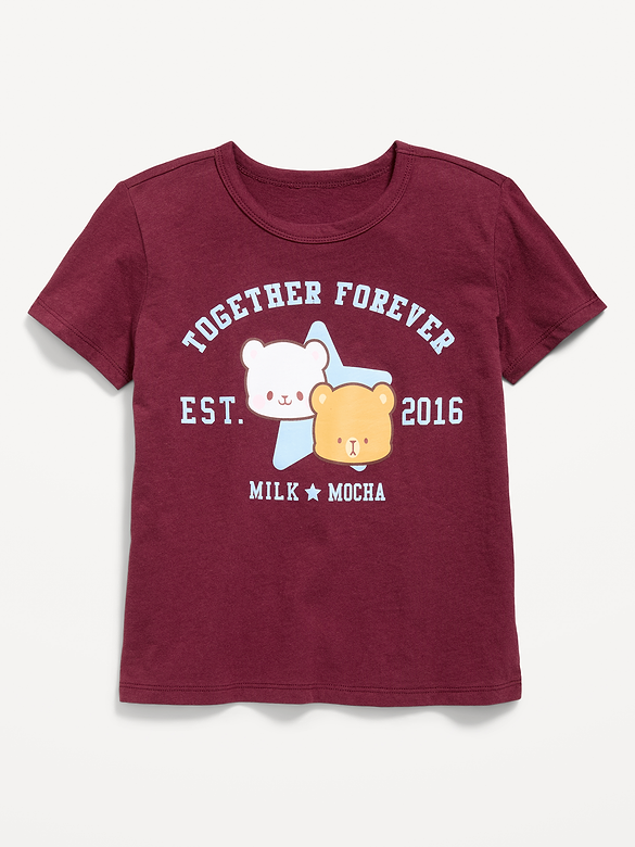 Milk and Mocha™ Graphic T-Shirt for Girls