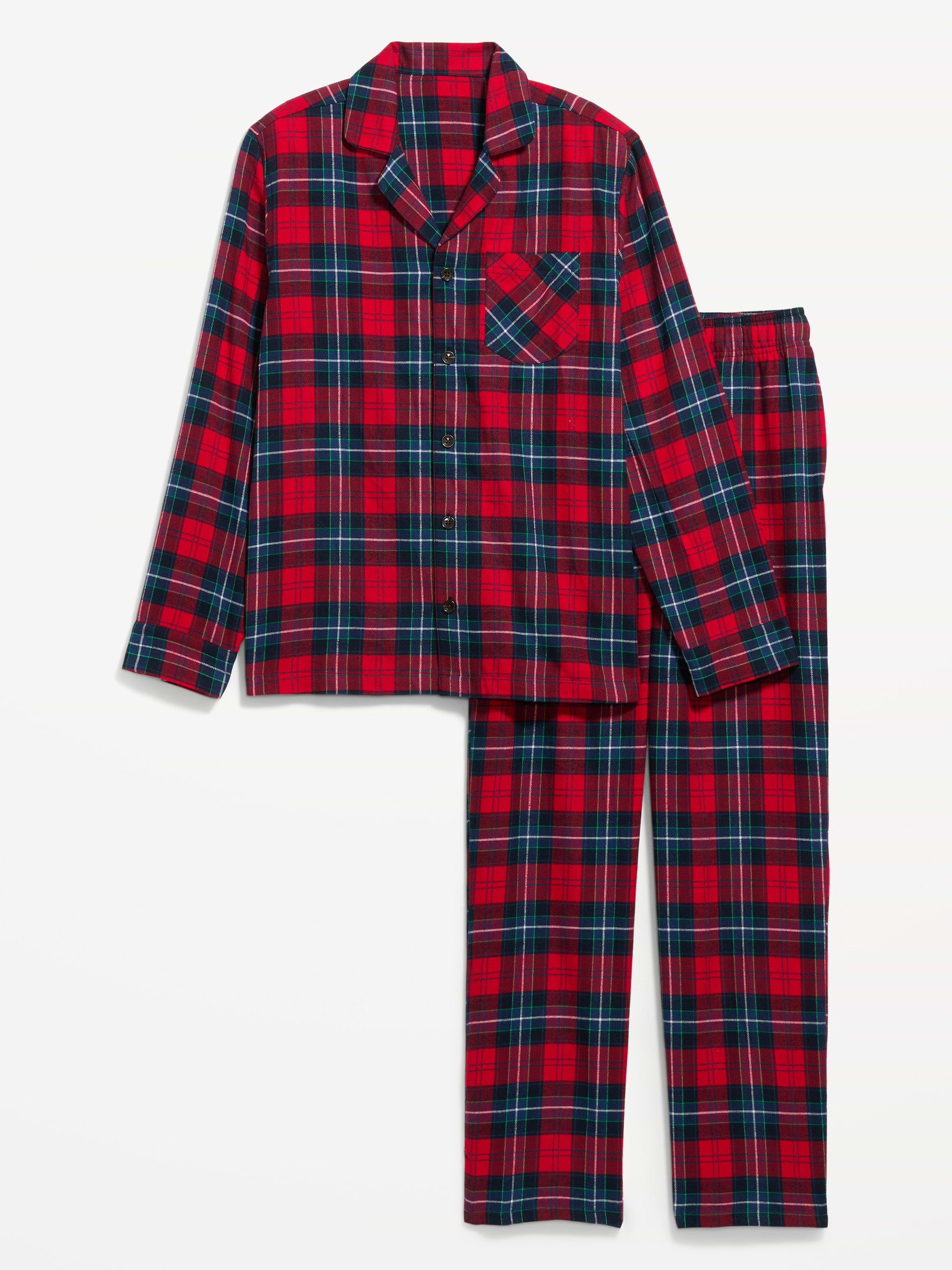 Image 3 of 3, Flannel Pajama Pant Set for Men