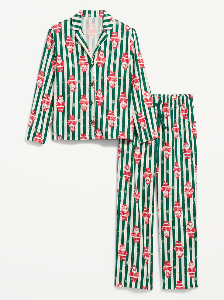 Image 3 de 8, Pyjama en flanelle à motif pour femme