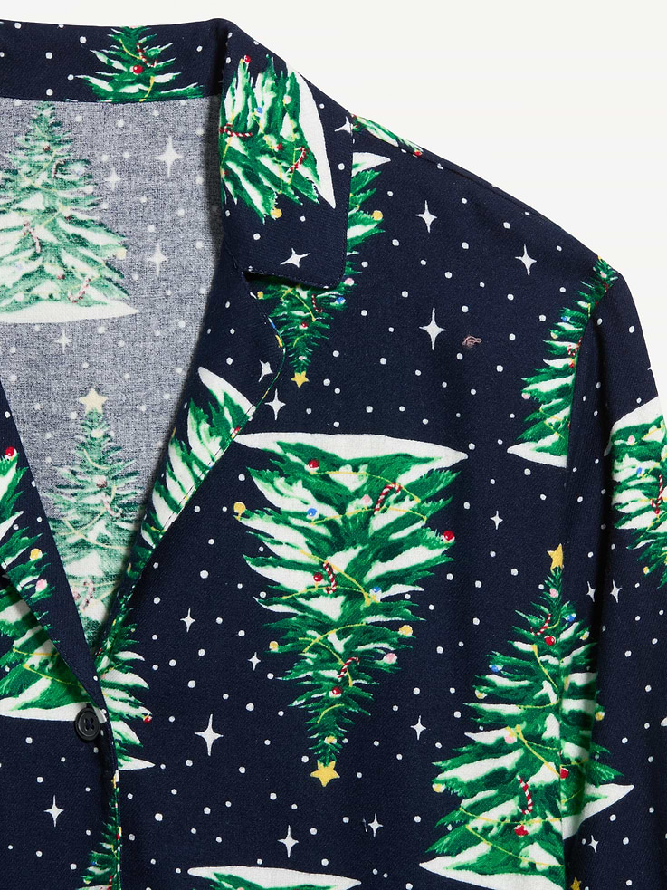 Image 4 de 8, Pyjama en flanelle à motif pour femme