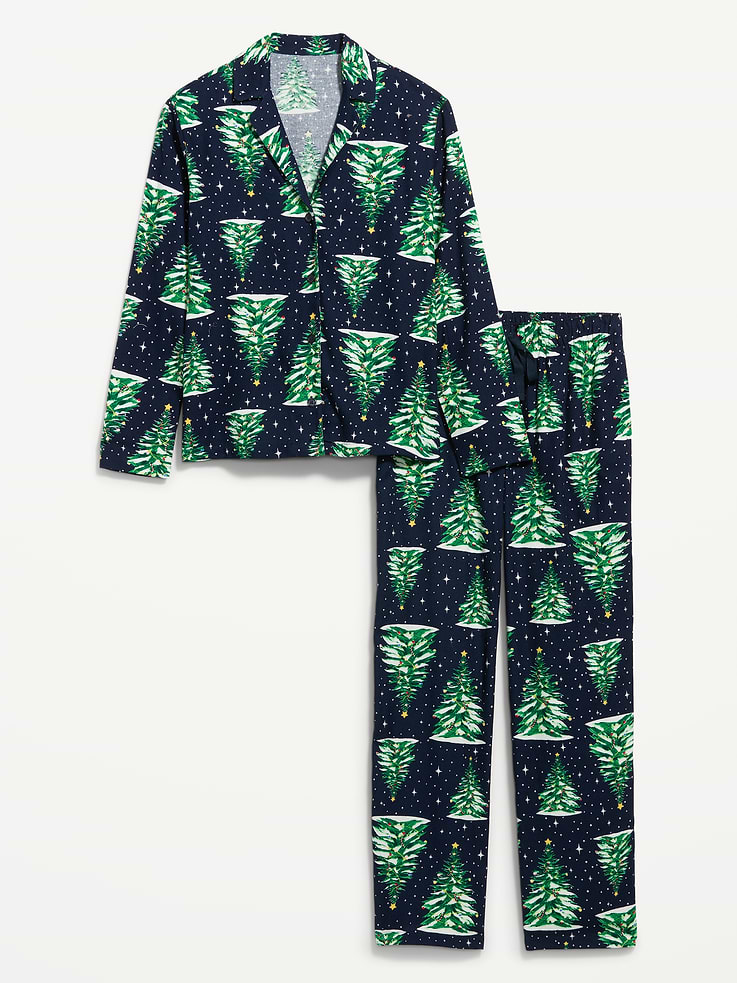 Image 3 de 8, Pyjama en flanelle à motif pour femme