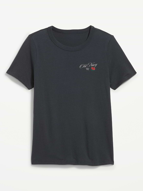 EveryWear Crew-Neck Logo-Graphic T-Shirt