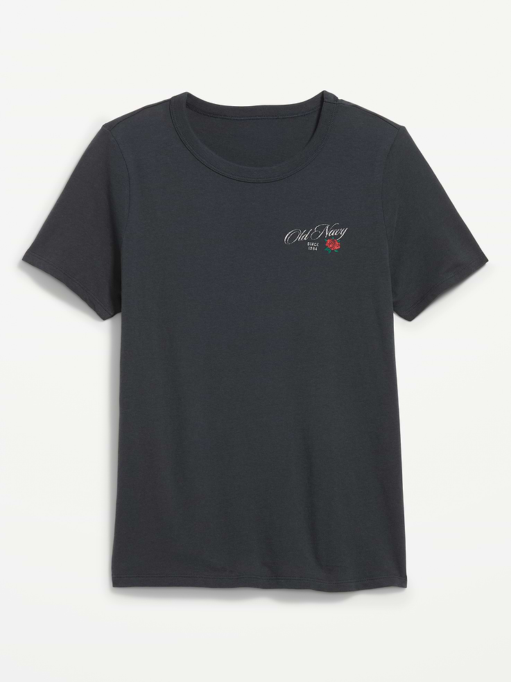 Image number 1 showing, EveryWear Crew-Neck Logo-Graphic T-Shirt