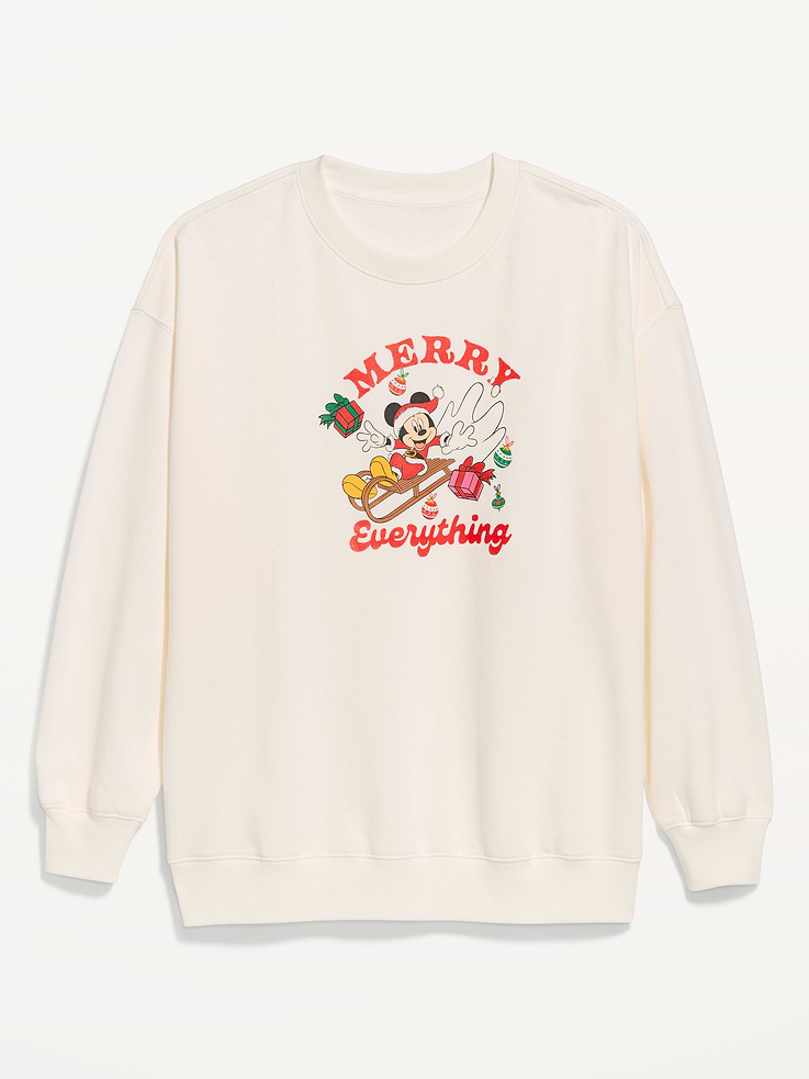 Image 7 of 8, Old Navy x Disney Oversized Graphic Sweatshirt for Women, All-Access Cardmember