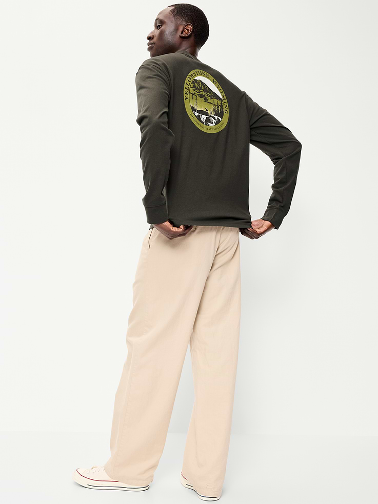 Image number 3 showing, Long-Sleeve Heavyweight Graphic T-Shirt