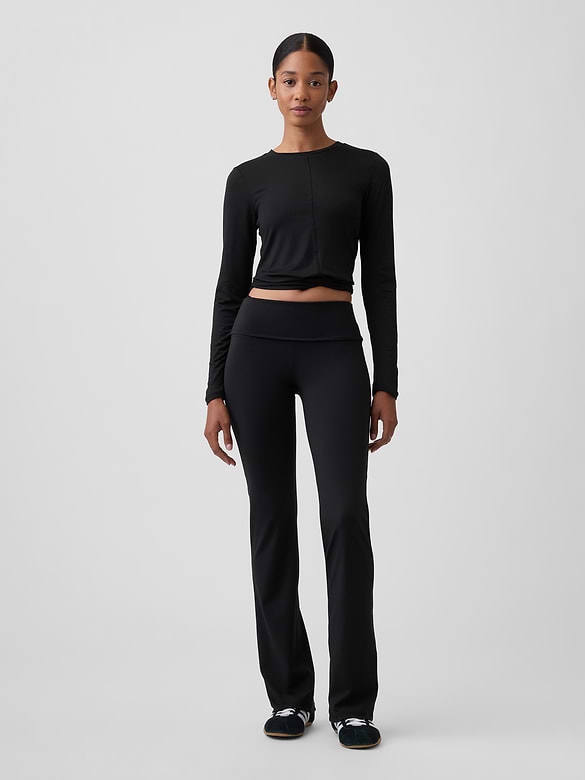 GapFit Recycled Sky High Studio Flare Leggings