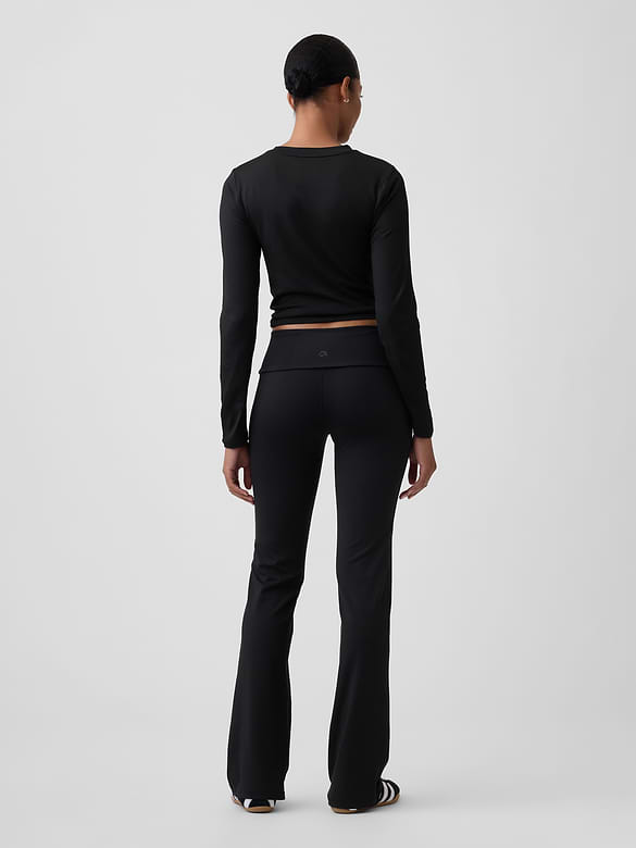 GapFit Recycled Sky High Studio Flare Leggings