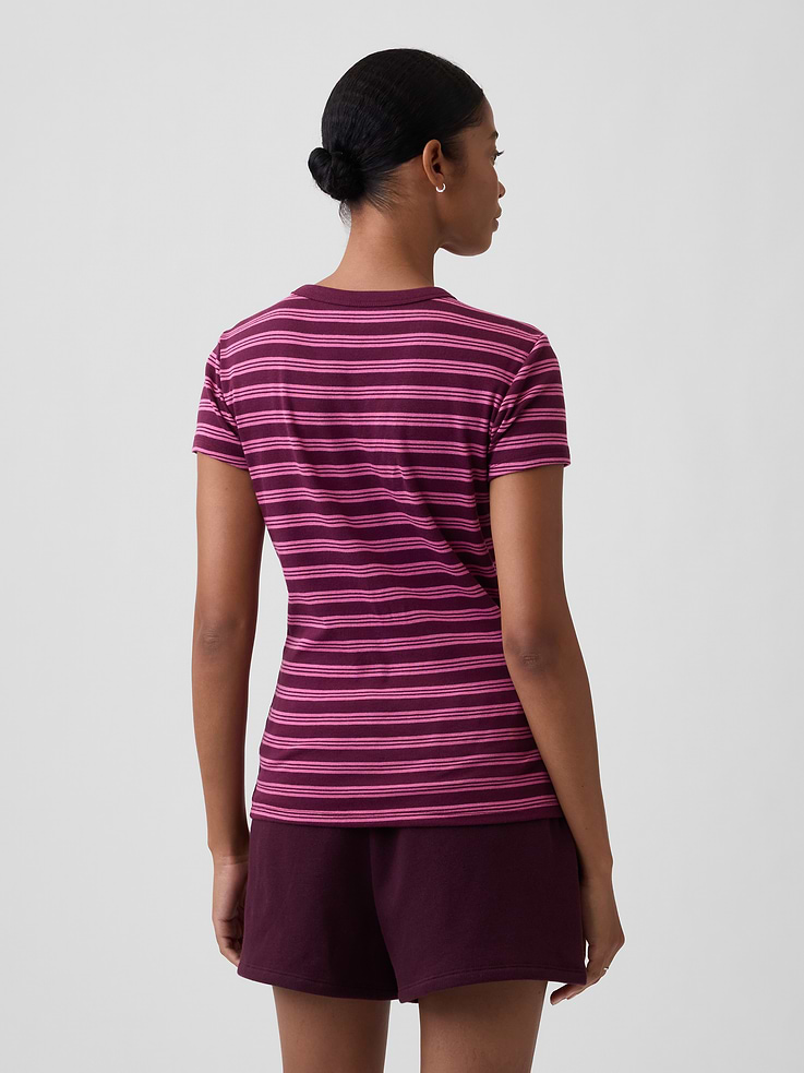 Image number 2 showing, Ribbed Crewneck T-Shirt