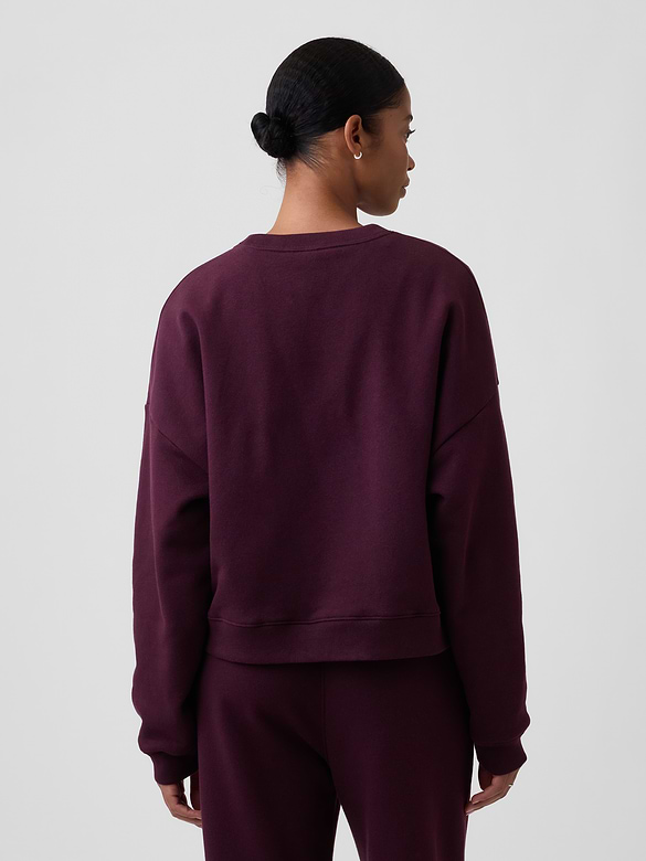 Relaxed Wedge Crewneck Sweatshirt