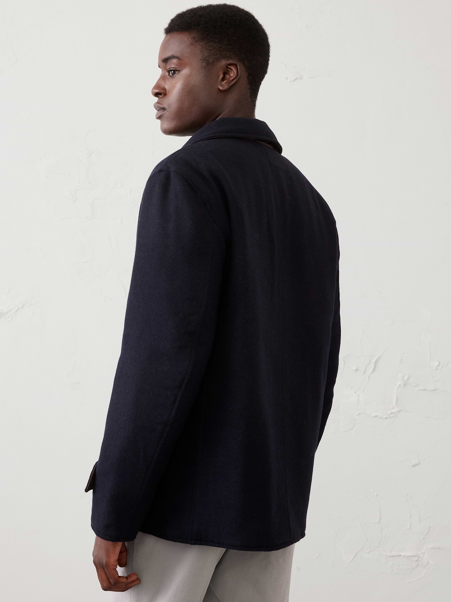 Image number 2 showing, Reversible Wool Jacket