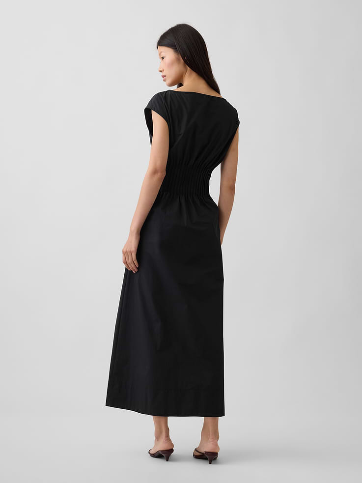Image number 2 showing, Poplin Pintuck Maxi Dress