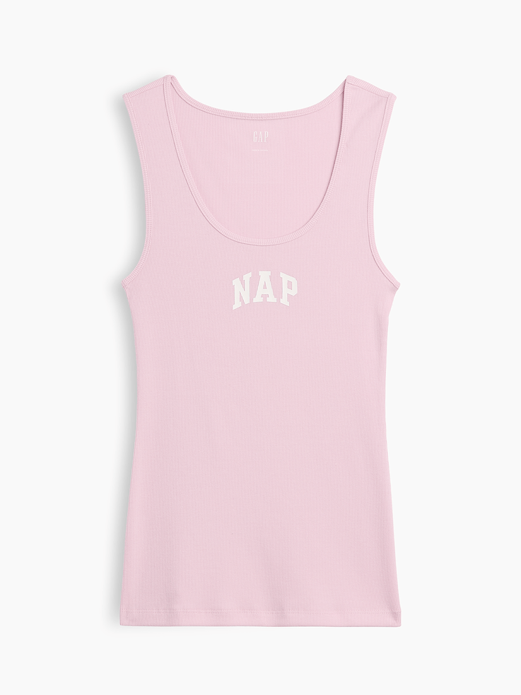 Image number 5 showing, Ribbed Graphic Tank Top