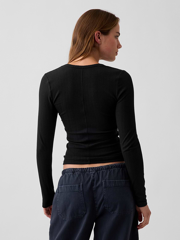 Variegated Rib Top