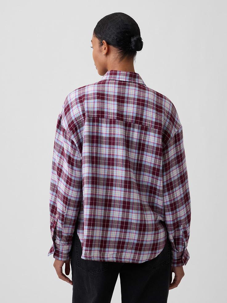 Image number 2 showing, Oversized Shirt in Flannel
