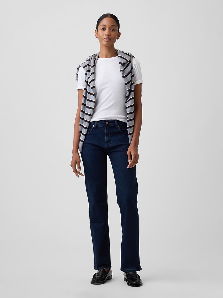 Image number 1 showing, Mid Rise '90s Slim Straight Jeans