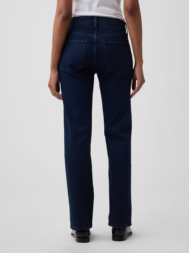 Image number 4 showing, Mid Rise '90s Slim Straight Jeans