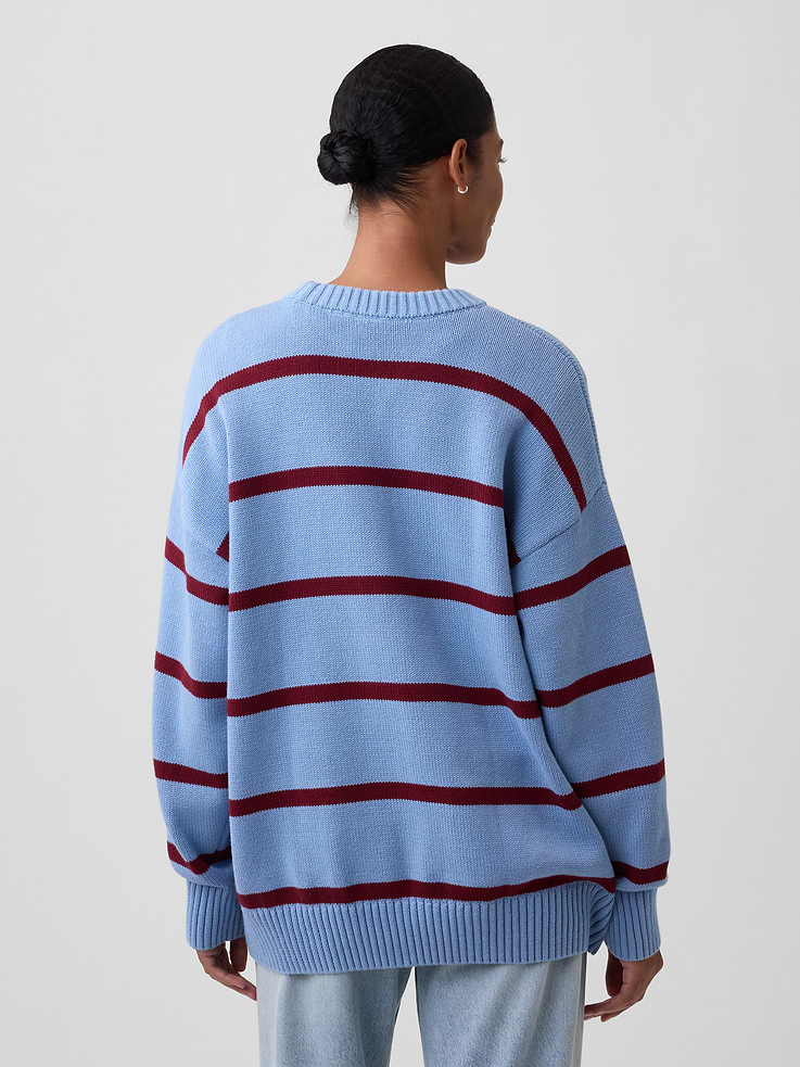 Image 2 of 5, Oversized Crewneck Sweater