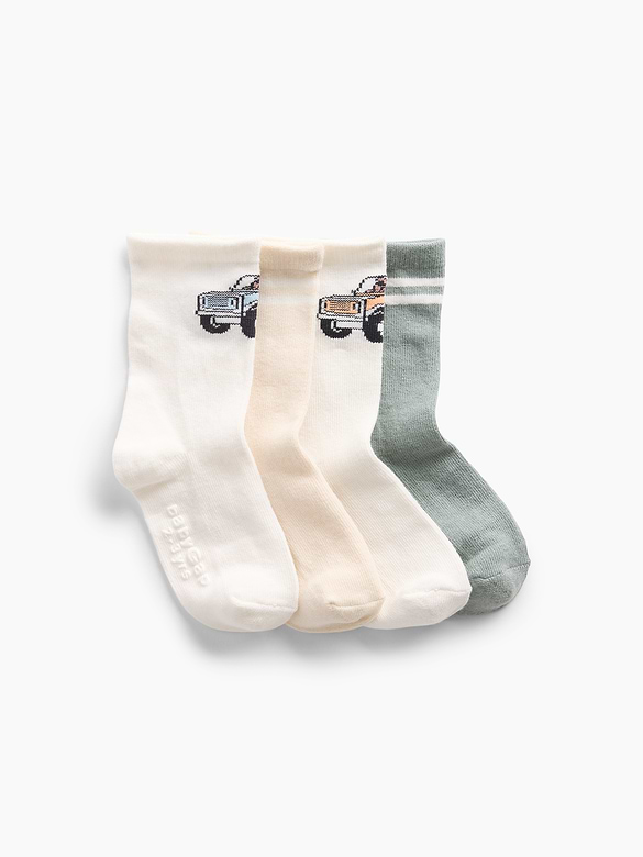 Baby & Toddler Brannan Bear & Stripe Socks (4-Pack)
