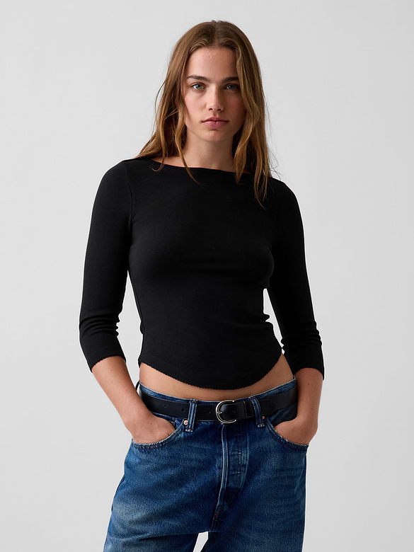 Modern Boatneck T-Shirt