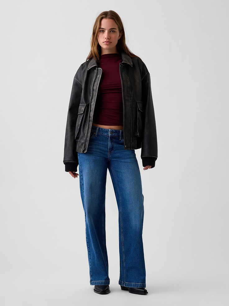 Image number 2 showing, CloseKnit Jersey Funnel-Neck Ruched T-Shirt