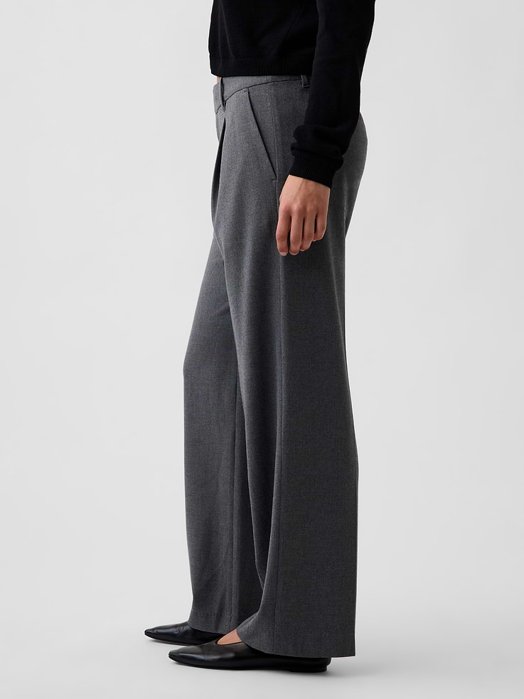 Image number 3 showing, 365 Low Rise Brushed Twill Pleated Trousers