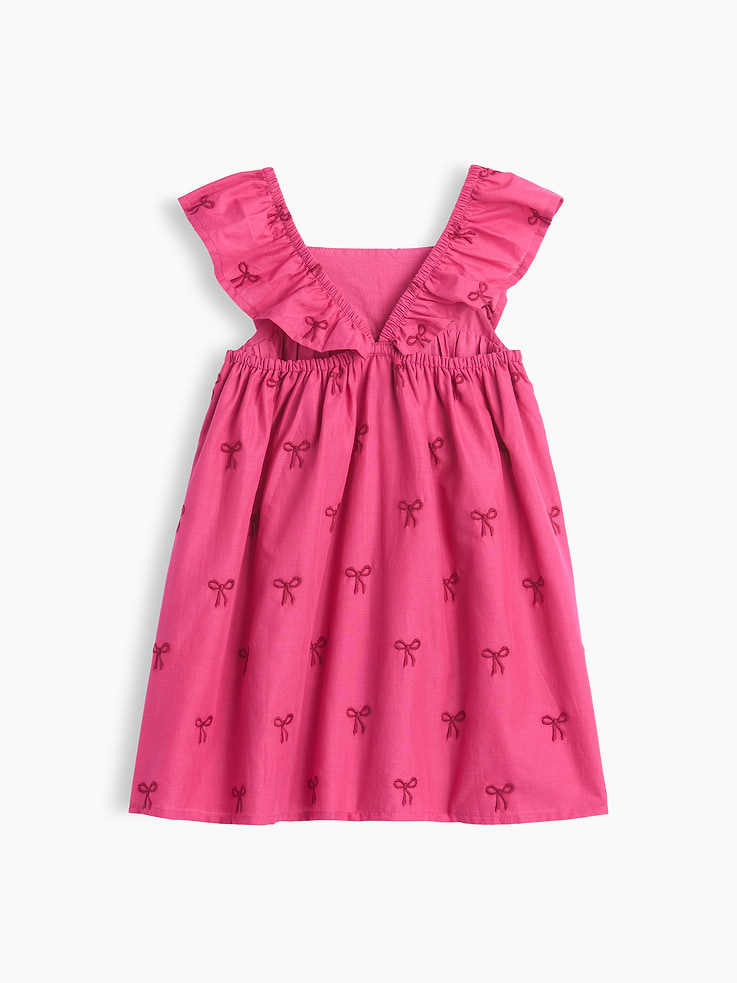 Image number 3 showing, Baby & Toddler Embroidered Flutter-Sleeve Dress