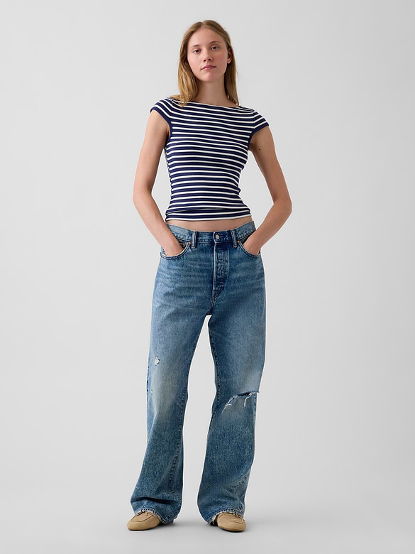 Modern Boatneck T-Shirt