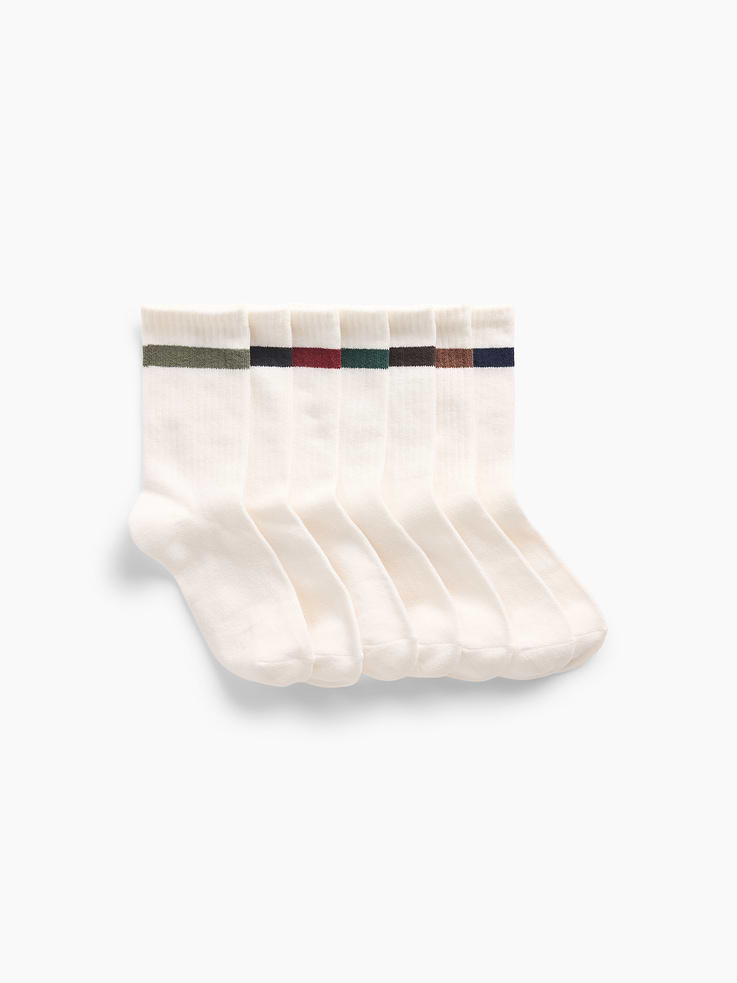 Image number 1 showing, Kids Varsity Crew Socks (7-Pack)