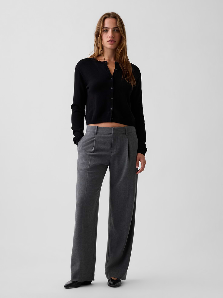 Image number 1 showing, 365 Low Rise Brushed Twill Pleated Trousers