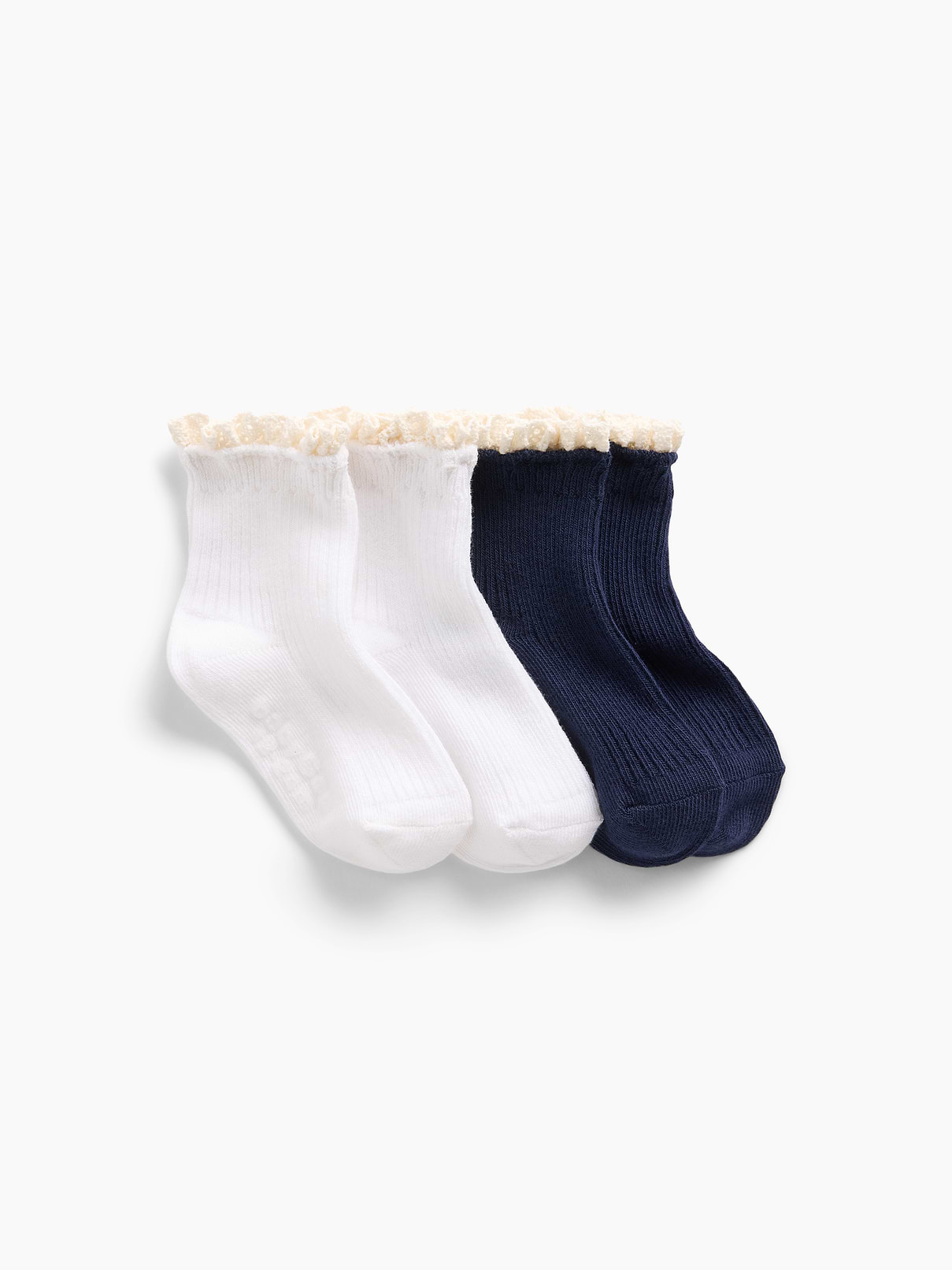 Baby & Toddler Ruffle Rib Socks (2-Pack)