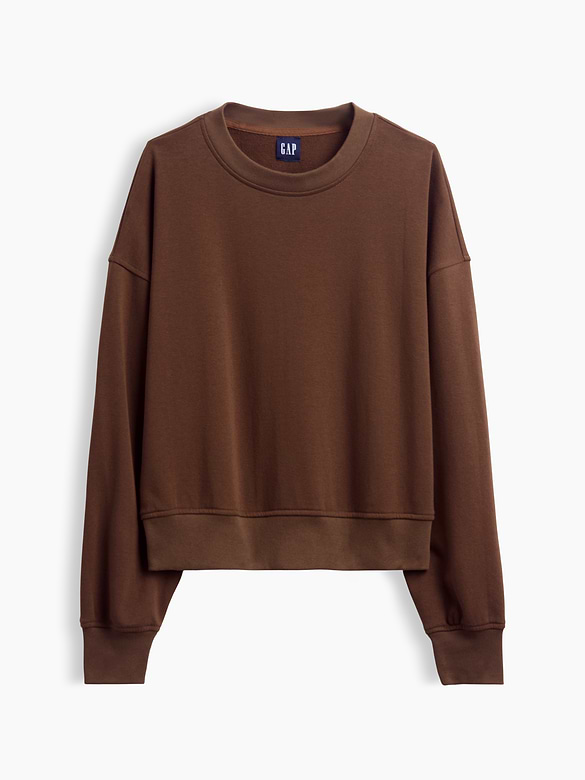 VintageSoft Terry Oversized Wedge Sweatshirt