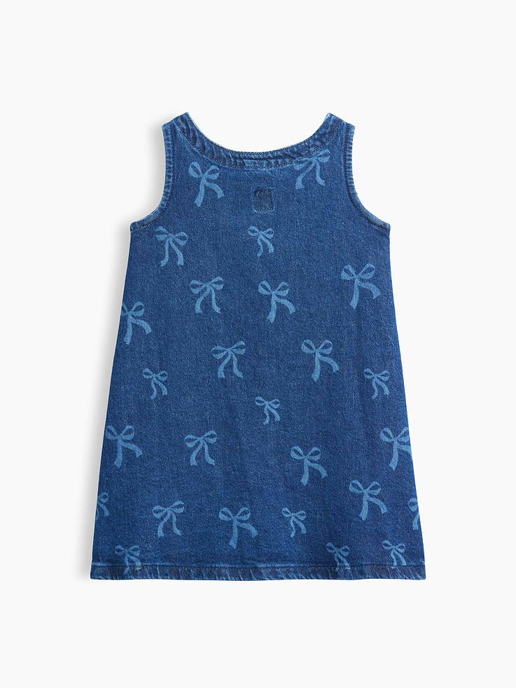 Image number 3 showing, Baby & Toddler Denim Jumper Dress