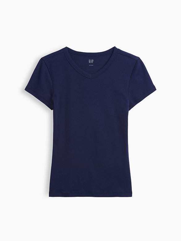 Modern Ribbed High-Neck T-Shirt